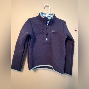 Prodoh Navy Quilted Pullover